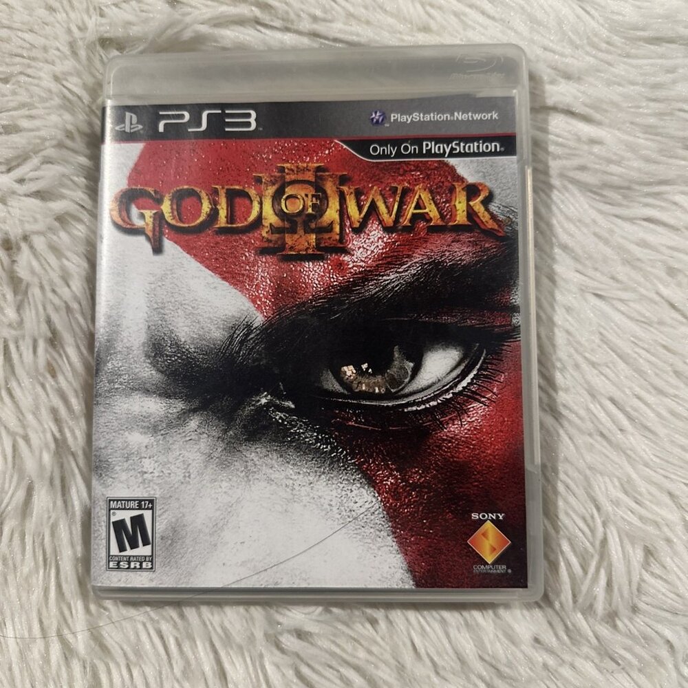 God of War PS3 game rated M tested working blood gore mythology